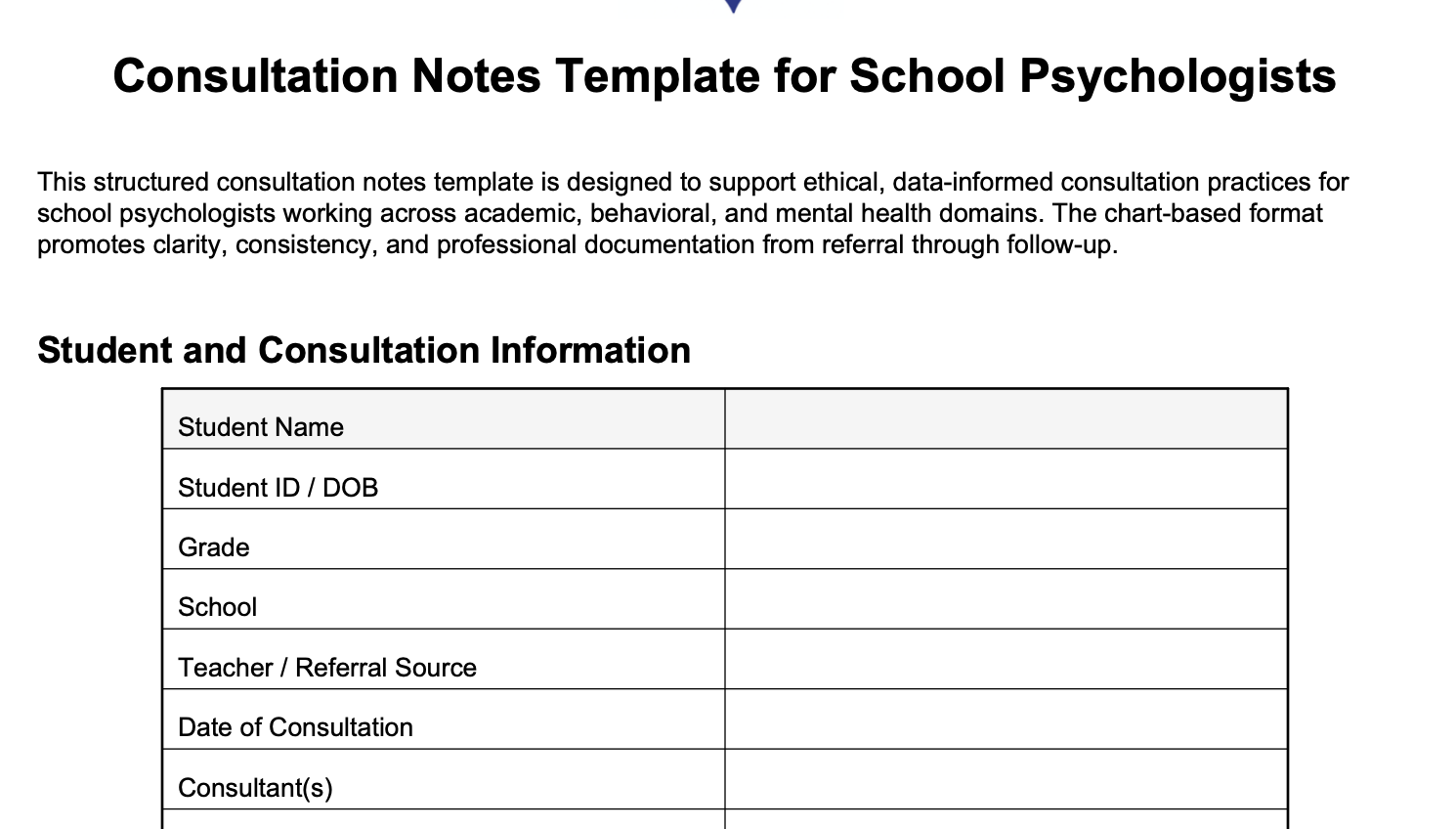 School Psych Consultation